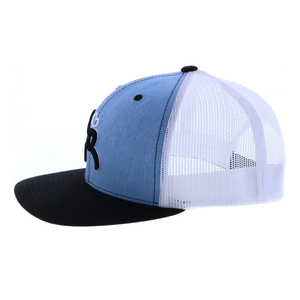 Cappello da camionista a tesa piatta con logo personalizzato realizzato da DOYOURWEAR - Product Image 3
