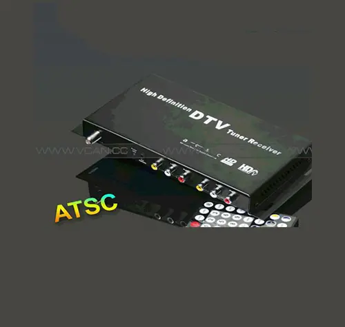 Atsc- 1208 vcan di alta qualità auto atsc hdtv ricevitore tv digitale per auto usa o palmare