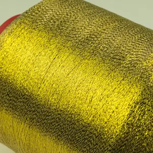 Mx Type Golden Metallic Weaving Yarn Lurex Knitting Yarn