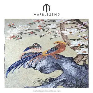 艺术家最喜欢的设计天然石动物图案马赛克瓷砖