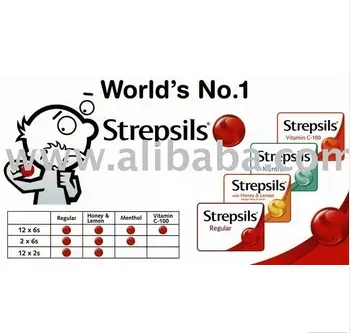 Tayland SCL0001 Strepsils şeker boğaz pastil