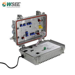 Cable coaxial CATV 2 vías 750 y 860MHz amplificador troncal con ruta de retorno 32-38dB ganancia certificado CE - Product Image 6