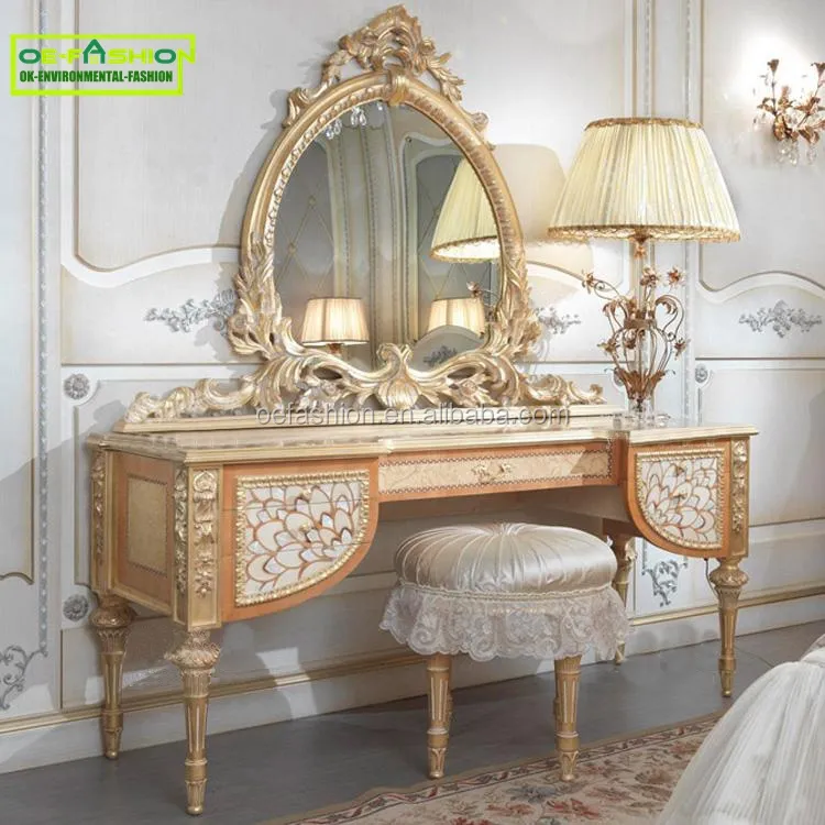 OE-FASHION роскошный деревянный туалетный столик для макияжа столик с зеркалом мебель