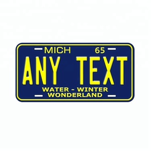 Venta caliente logotipo personalizado Colombia Auto Placa Medellín Cali Bogotá novedad matrícula - Product Image 3