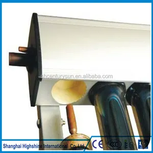 direct factory pressure copper heat pipe evacuated tubes solar collector manifold