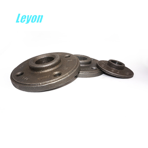 Leyon FM UL Rebordes de piso maleable del hierro negro Reborde el conector de reborde machined roscado - Product Image 1