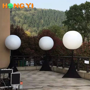 Höhenverstellbar Aufblasbare Stehenden Ballon Mit Pole Led-beleuchtung aufblasbare Lampe ballon Für Förderung - Product Image 6
