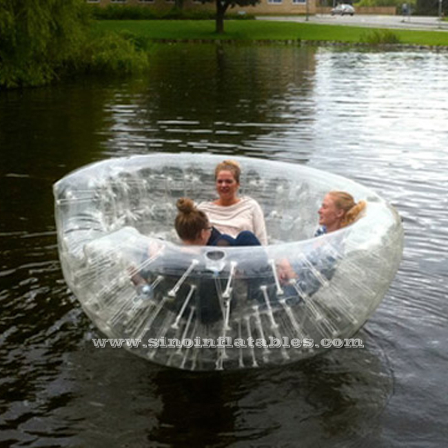 Прозрачный надувной диван с новым дизайном, плавающий диван из Китая, надувной водный Зорб шар, завод