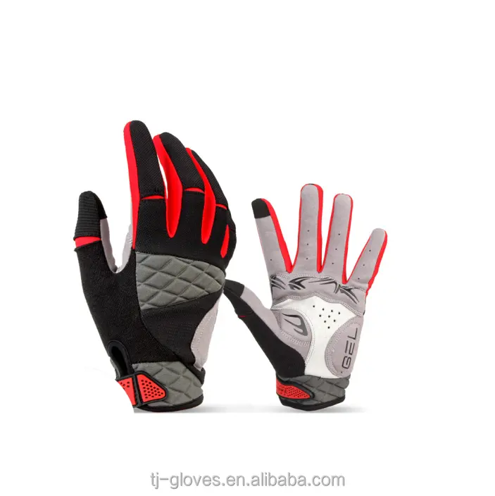 OEM Available Breathable Gel Pad Touch Screen Bicycle Cycling Gloves