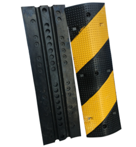 Горячая распродажа: 2-канальный усиленный резиновый лежачий полицейский (ограничитель скорости) – для уличных парковок и снижения скорости движения с высокой видимостью - Product Image 3