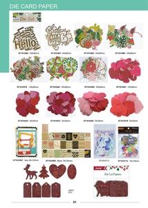 Cartes personnalisées de scrapbook 12x12, <span class=keywords><strong>papier</strong></span> imprimé personnalisé, vente en gros - Product Image 2