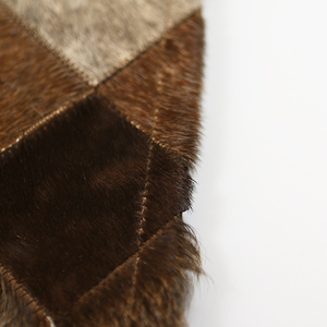 100% in pelle di mucca antico della pelle bovina della rappezzatura della pelle bovina tappeto tappeto - Product Image 5