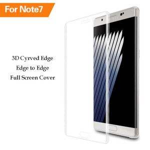 Anti-empreintes digitales Trempé Verre Pleine Couverture protecteur d'écran pour <span class=keywords><strong>Samsung</strong></span> Note 7 3D bord Incurvé affichage verre - Product Image 3