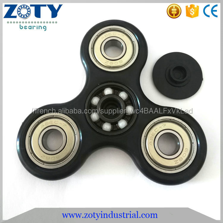 En stock Tri-Spinner Fidget Jouet En Plastique EDC S'agite Main Spinner
