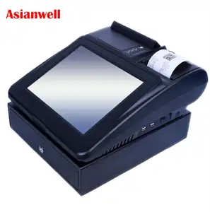 AW-I5 Hotsale Restaurant alles in einem 12 "Zoll Kapazität Touchscreen pos Maschine/System mit WLAN/GPRS