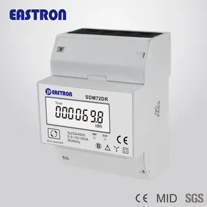 SDM72D 3 Fase contador de energía medidor KWH de energía medidor de energía Analizador de LCD de