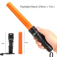 Nouveau étanche IPX5 LED sécurité Signal bâton baguette travail lumière Zoom torche lampe de poche lampe de secours pour la circulation