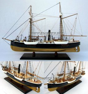 POLARRIS modelo histórico de madera barco rango de edad 5 a 7 años alto modelo de madera - Product Image 1