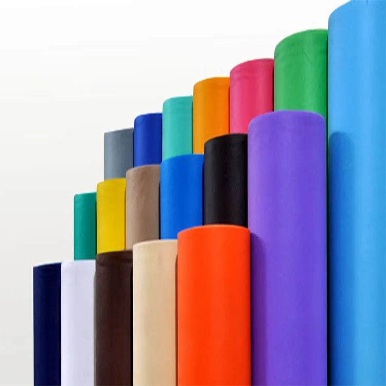 Kwaliteit Eerste Kleurrijke 100 Polyester Spunbond Niet Geweven Stof Voor Zak