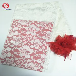 Nylon/ spandex powernet lace fabric for clothes