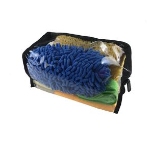Prix usine outil de soin Kit de nettoyage de voiture gant nettoyant éponge brosse serviette sac lavage Auto Clean Mitt - Product Image 4