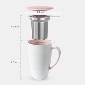 Taza Infusor <span class=keywords><strong>de</strong></span> té <span class=keywords><strong>de</strong></span> cerámica <span class=keywords><strong>con</strong></span> logotipo personalizado <span class=keywords><strong>con</strong></span> tapas, artículo superventas, Taza <span class=keywords><strong>de</strong></span> cerámica <span class=keywords><strong>con</strong></span> <span class=keywords><strong>filtro</strong></span> <span class=keywords><strong>de</strong></span> acero inoxidable, <span class=keywords><strong>tazas</strong></span> para Infusor <span class=keywords><strong>de</strong></span> té - Product Image 3