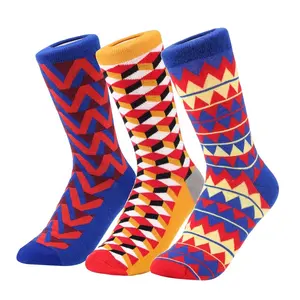 Chaussettes en maille pour hommes, nouvelle collection, tissé sur mesure