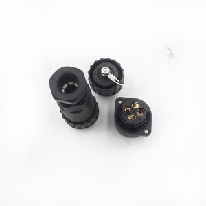 WEIPU 3 + PE IP67 vỏ màu đen điện cắm ổ cắm wa22j4te2 wa22k4z2 nam nữ bảng điều chỉnh vít nối pin địa chỉ liên lạc điện - Product Image 2