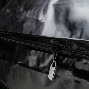 थोक उच्च गुणवत्ता काले Foldable निविड़ अंधकार कार छत के ऊपर कार्गो बैग सामान वाहक छत भंडारण बैग
