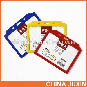 Vente en gros la <span class=keywords><strong>mode</strong></span> rbd pvc transparent nom de titulaire de la carte pour l'<span class=keywords><strong>exposition</strong></span> - Product Image 2