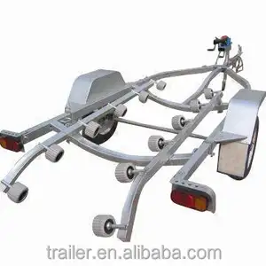 High Quality Hot Dipped Galvanized Jet Ski Trailer Used Loading Boat inflatable boat trailer