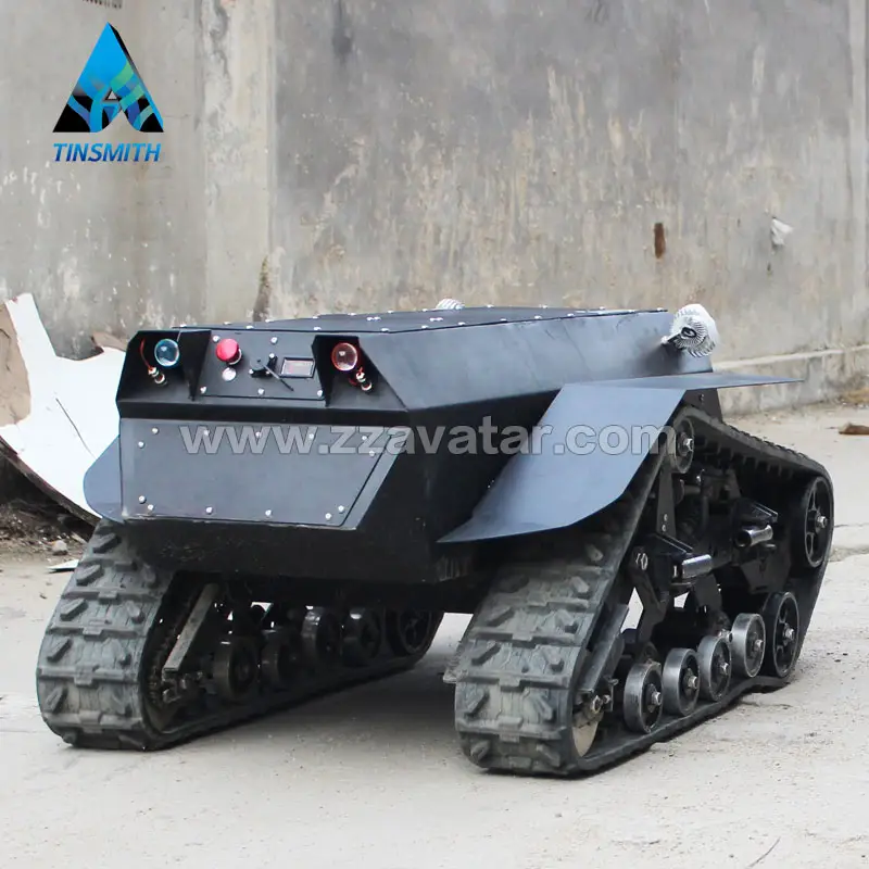 Bệ Robot Cao Su Giảm Xóc Khung Gầm Robot Leo Cầu Thang Theo Dõi Xe Hơi