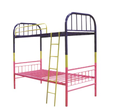Hot Sale High Quality Colourful Double Decker Metal Bed