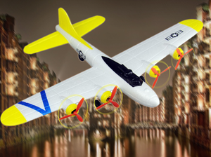 HOSHI-avión teledirigido FX-817 <span class=keywords><strong>B17</strong></span>, 2,4G, 2CH, planeador de Control remoto, envergadura, EPP, avión teledirigido, RTF - Product Image 4