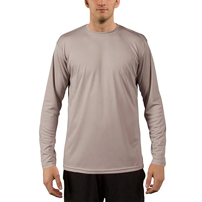 Пользовательская мужсая, купальный костюм с защитой от ультрафиолета 50 +, защита от ультрафиолета, полиэстер сублимации Спорт на открытом воздухе с длинными рукавами модные футболки