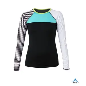 Rash guard impresso personalizado, subolmação digital impressa roupa esportiva para mulheres bjj rash guard emma rash protetor para unissex 10 peças