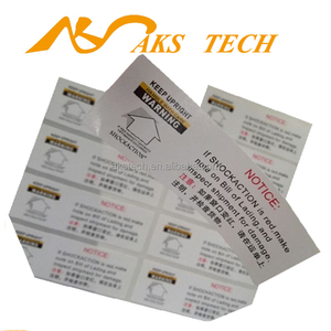 En Stock Chine Fabricant Indicateur D'inclinaison Iabel D'avertissement D'expédition Autocollant - Product Image 3