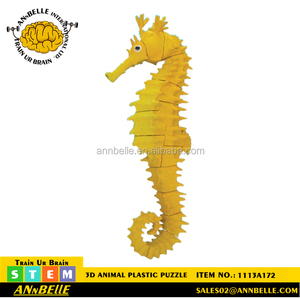 البحر الحصان 3D لغز 3D لغز الأسماك الأسماك لعبة المكعبات - Product Image 5