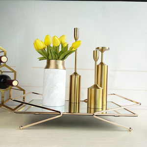 <span class=keywords><strong>Vassoio</strong></span> a <span class=keywords><strong>specchio</strong></span> in metallo con Design astratto per la casa e decorazioni per matrimonio elegante <span class=keywords><strong>vassoio</strong></span> <span class=keywords><strong>decorativo</strong></span> - Product Image 2