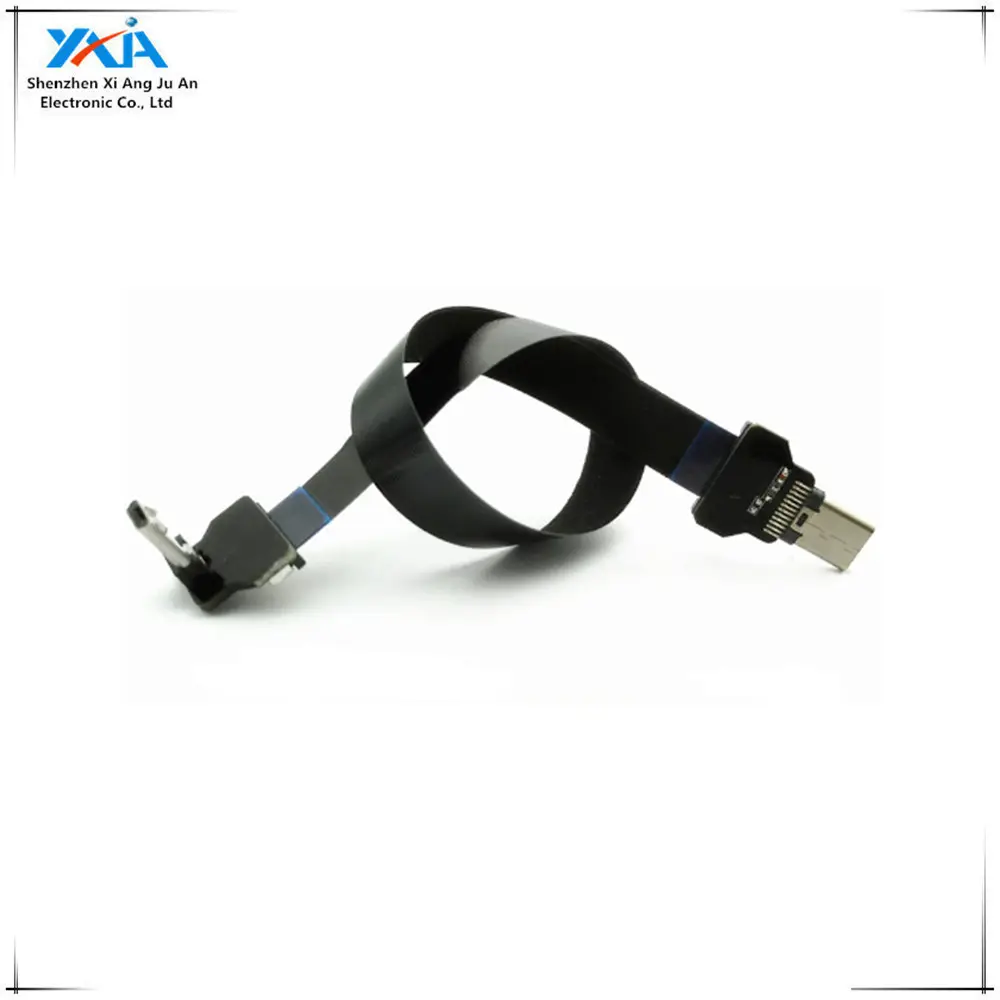 Usb Flat Ribbon Cable 5CM - 100CM Ultra Thin USB Data Cable 3.0 Version Type A Male To Male Type A Straight FFC Flat Ribbon Cable