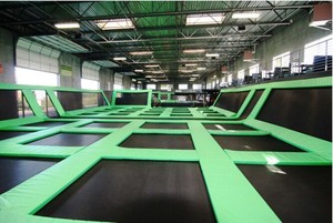 <span class=keywords><strong>Trampoline</strong></span> <span class=keywords><strong>rectangulaire</strong></span> de fitness d'intérieur professionnel Offre Spéciale pour adultes cavalier en plastique et mousse PP avec enfants utilisateurs - Product Image 3