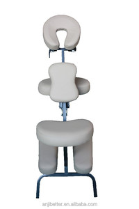 Silla de Masaje de Marca de Fábrica al por Mayor, Portátil, Plegable, de Aluminio Negro, para Salón de Belleza, con Soporte Facial - Product Image 4