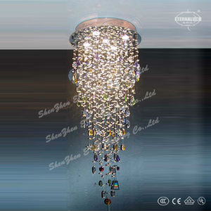 Nouveau design 5 <span class=keywords><strong>gu10</strong></span> d'intérieur moderne lampe <span class=keywords><strong>lustre</strong></span> en cristal pour la villa etl82016 - Product Image 1