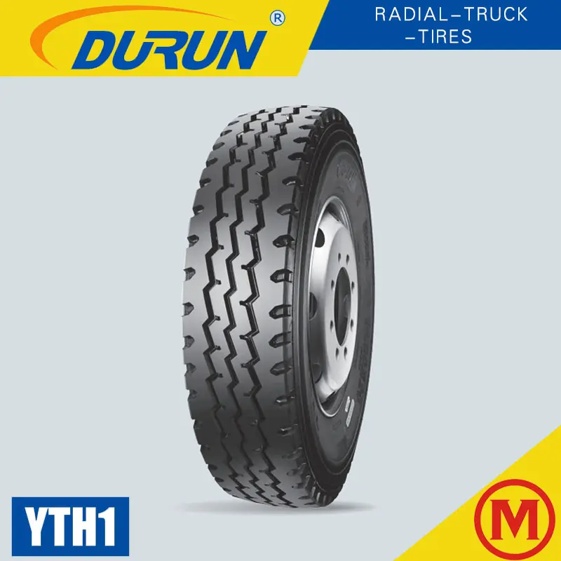 Durun Merk alle stalen radiale vrachtwagenbanden TBR 650 r16 700r16 750r16 825r16 900r20 1000r20 1100r20 1200r20 315/80r22. 5 banden