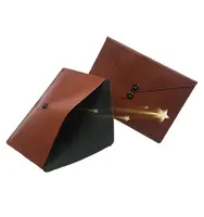 Guangzhou manufacturer PU leather customized file folder bag
