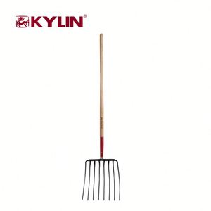 Fourchette forgée avec <span class=keywords><strong>manche</strong></span> en bois <span class=keywords><strong>de</strong></span> frêne - Product Image 1