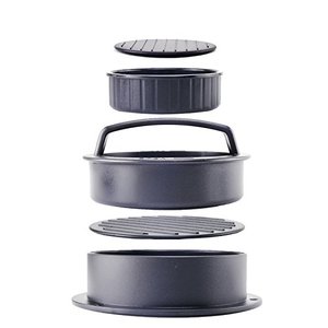 Pressa <span class=keywords><strong>per</strong></span> <span class=keywords><strong>Hamburger</strong></span> con Stampi di Diverse Dimensioni e Rivestimento Antiaderente, Unico Dispositivo 3 in 1 <span class=keywords><strong>per</strong></span> Preparare <span class=keywords><strong>Hamburger</strong></span> - Product Image 4