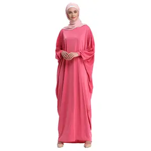 दुबई प्लस आकार ढीला डिजाइन abaya इस्लामी प्लस आकार पोशाक के लिए भारत पाकिस्तान कपड़े महिला