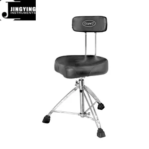 Throne de tambor profissional de elevação de parafuso GD-6 com encosto traseiro