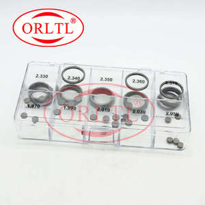High Speed Stahl Kraftstoff injektor Düse Washer Distanzscheiben Common Rail Diesel Einstellung Dichtungen Größe 1,97mm-<span class=keywords><strong>2</strong></span>,37mm - Product Image 4